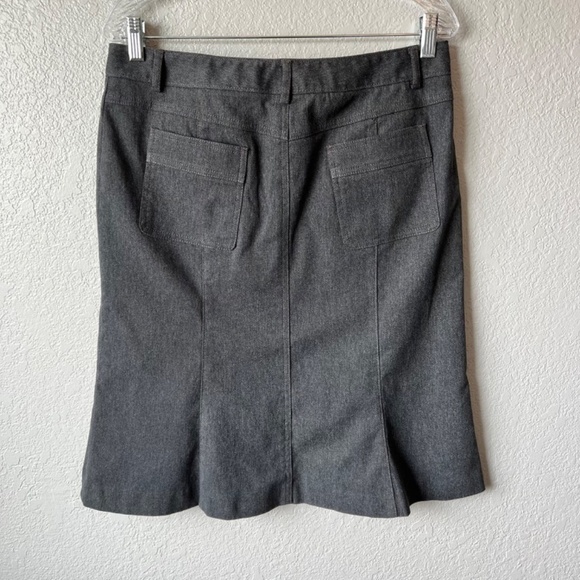 Theory fit flare denim skirt - Picture 2 of 8